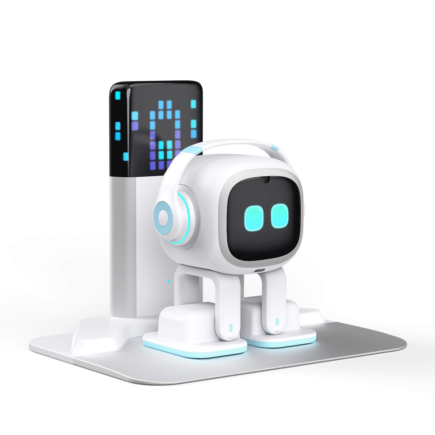 Robot EMO Go Home, compagnon IA de bureau avec station de recharge, Living.AI