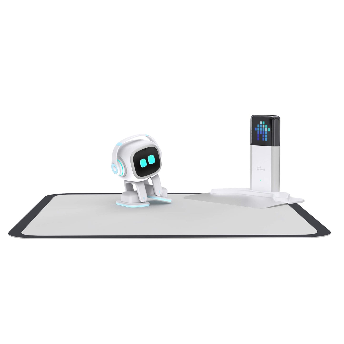 Robot EMO Go Home, compagnon IA de bureau avec station de recharge, Living.AI