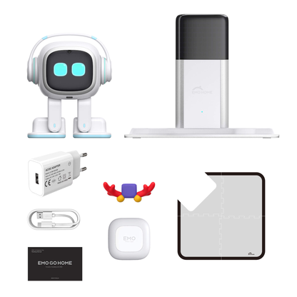 Robot EMO Go Home, compagnon IA de bureau avec station de recharge, Living.AI